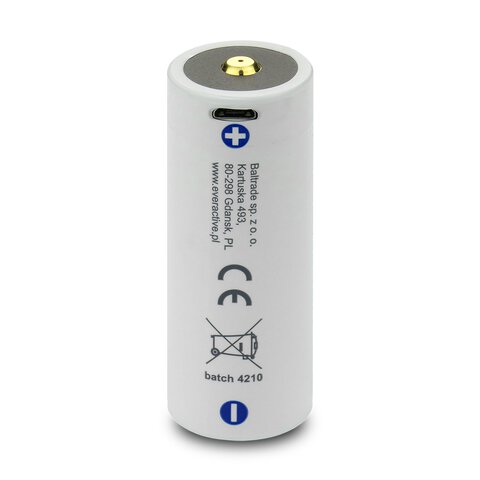 Akumulator z zabezpieczeniem 26650 everActive 5200mAh micro USB BOX