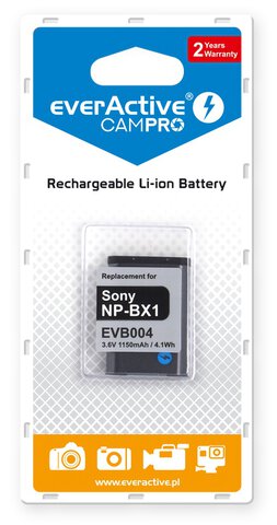 Akumulator foto everActive CamPro Sony NP-BX1 Li-ion 1150mAh 