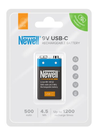 Akumulator Newell 9 V USB-C 500 mAh