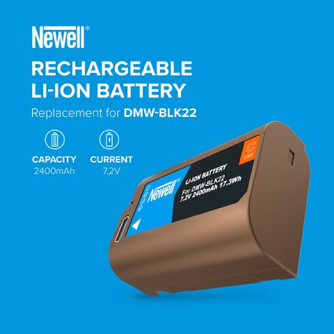 Akumulator Newell zamiennik DMW-BLK22 USB-C do Panasonic