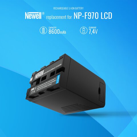 Akumulator Newell zamiennik NP-F970 LCD do Sony