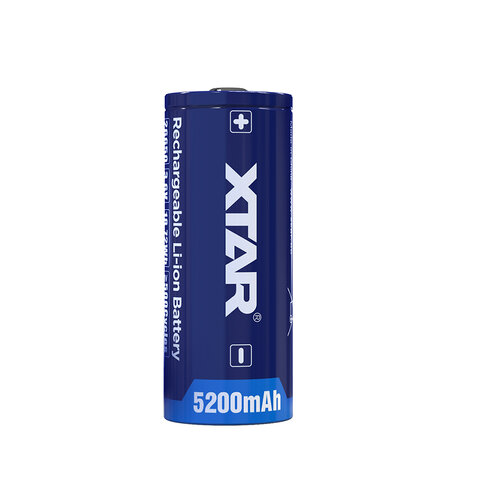 akumulator Xtar 26650 3,6V Li-ion 5200mAh z zabezpieczeniem  BUTTON TOP