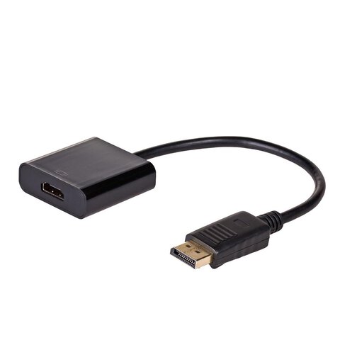 Akyga konwerter adapter z kablem AK-AD-11 DisplayPort (m) / HDMI (f) 15cm Akyga konwerter adapter z kablem AK-AD-11 DisplayPort (m) / HDMI (f) 15cm