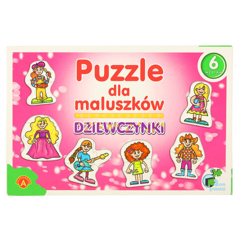 ALEXANDER Puzzle dla maluszków - dziewczynki 2+
