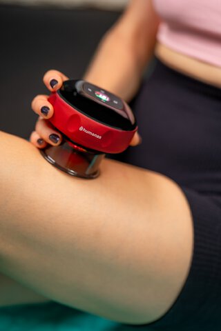 Bańka chińska elektroniczna Humanas BB01 Plus - czerwona