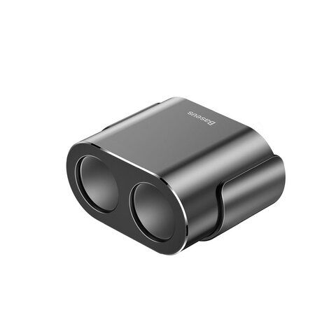 BASEUS adapter gniazda zapalniczki 80W + ładowarka samochodowa 2xUSB 3,1A CRDYQ-01 czarna