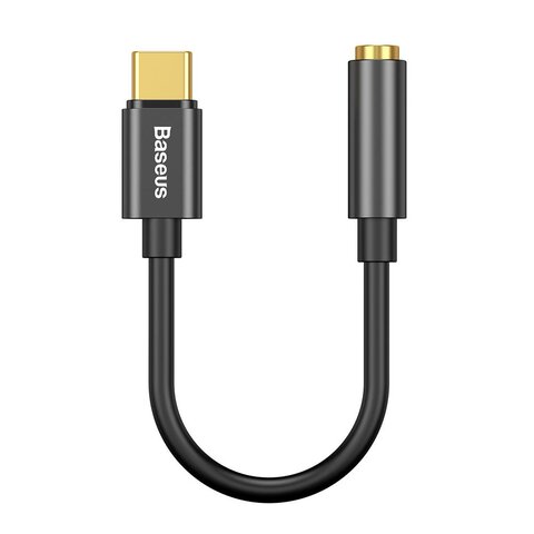Baseus adapter L54 USB-C do jack 3,5 mm czarny