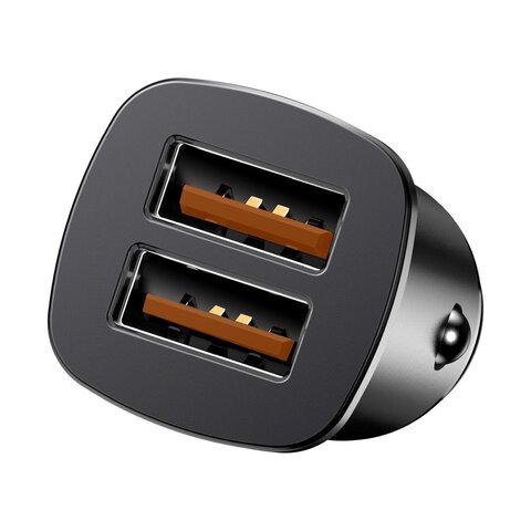 BASEUS adowarka samochodowa 2 x USB A QC3.0 5A 30W CCALL-DS01/BS-C16Q czarna