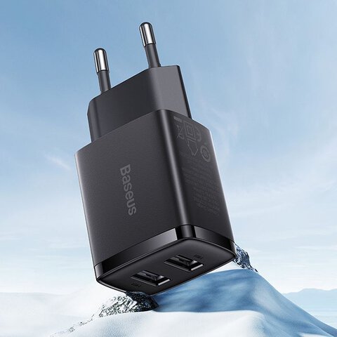 Ładowarka sieciowa Baseus Compact CCXJ010201 2x USB 10,5W