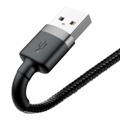 Baseus kabel Cafule USB - Lightning 0,5 m 2,4A szaro-czarny