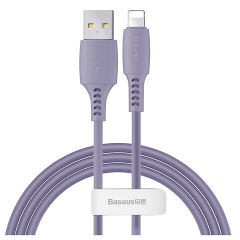 Baseus kabel Colourful USB - Lightning 1,2 m 2,4A fioletowy 