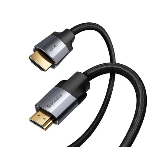 Baseus kabel Enjoyment HDMI - HDMI 1,0 m ciemno-szary 4K 
