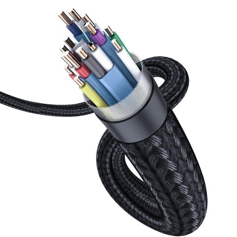 Baseus kabel Enjoyment HDMI - HDMI 3,0 m ciemno-szary 4K 