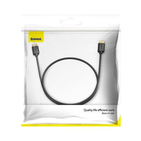 BASEUS kabel HDMI do HDMI 4K 60Hz 2.0 HD CAKGQ-A01 1 m czarny