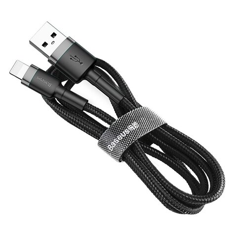 BASEUS kabel USB A do Lightning 2A Cafule CALKLF-RV1 3 m czarno złoty