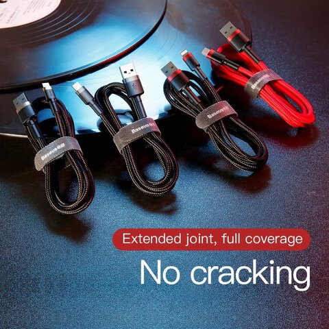 BASEUS kabel USB A do Lightning 2A Cafule CALKLF-RV1 3 m czarno złoty