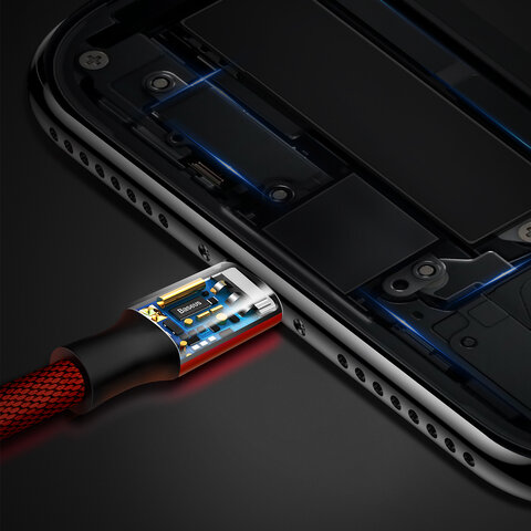 Baseus kabel Yiven USB - Lightning 1,2 m 2A czerwony 