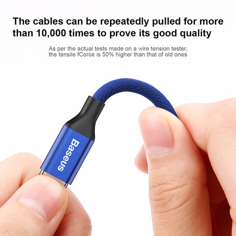 Baseus kabel Yiven USB - Lightning 1,8 m 2A niebieski