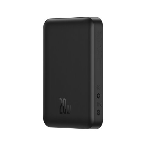 Baseus power bank magnetyczny Mini 20W 10000mAh czarny