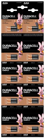 bateria alkaliczna Duracell HDBC LR03 AAA (blister 10x2) - 20 sztuk