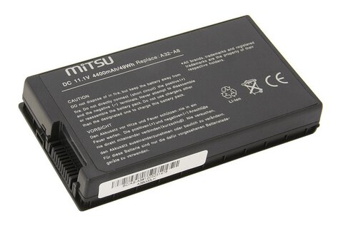 Bateria Asus A8 A8000 N80 F83 X81 A32-A8 A8TL751 4400mAh 11,1V/10,8V Mitsu