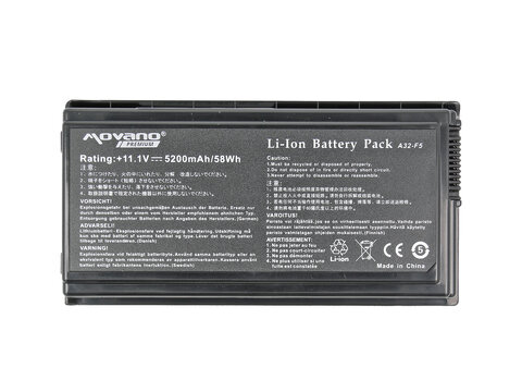 Bateria Asus F5, X50 70NLF1B2000Y, 70-NLF1B2000 5200mAh Movano