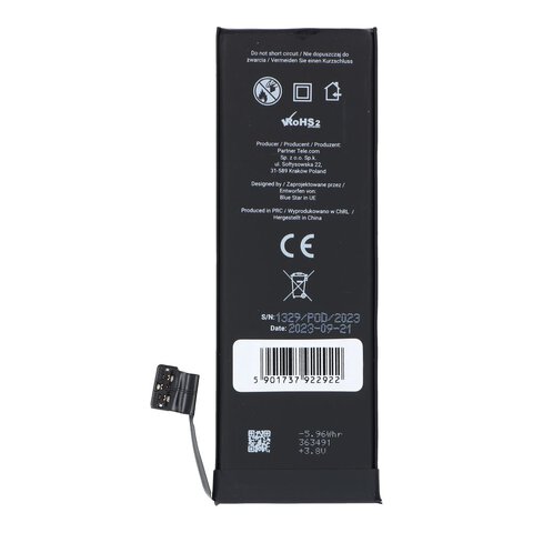 Bateria do iPhone 5S 1560 mAh  Blue Star HQ
