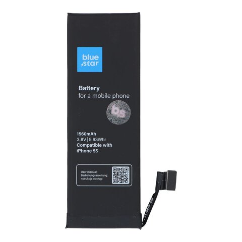 Bateria do iPhone 5S 1560 mAh  Blue Star HQ