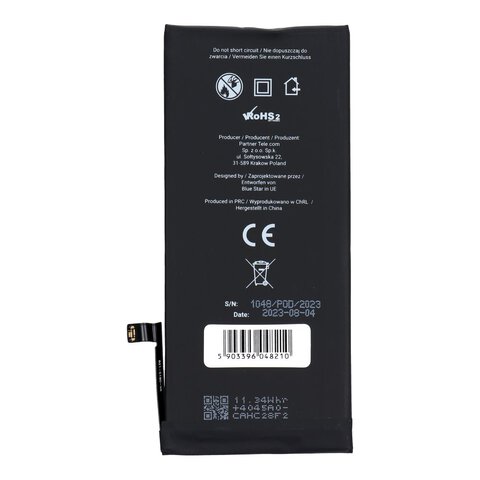 Bateria do Iphone XR 2942 mAh  Blue Star HQ