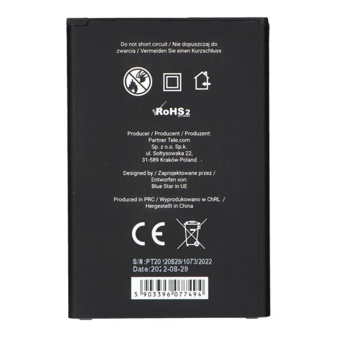 Bateria do LG K4 2017/ K8 2017 2600 mAh Li-Ion Blues Star PREMIUM