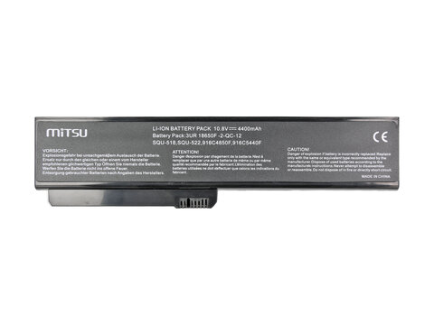 Bateria Fujitsu-Siemens Amilo Si1520 V3205 PRO SQU-518 MS2191 4400mAh Mitsu