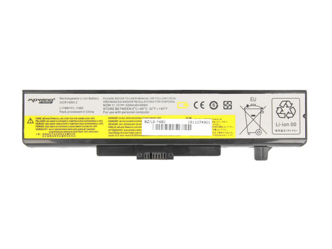 Bateria Lenovo IdeaPad Y480 L11S6Y01 121000675 45N1042 45N1043 5200 mAh