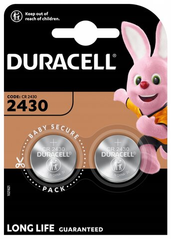 Bateria litowa mini Duracell CR2430 (2 sztuki)