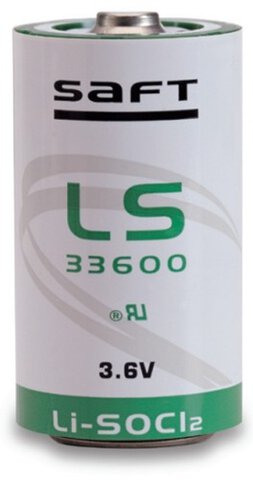 Bateria litowa SAFT LS33600/STD D 3,6V  LiSOCl2 rozmiar D