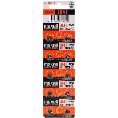 BATERIA LR41 MAXELL BLISTER 10 SZT.
