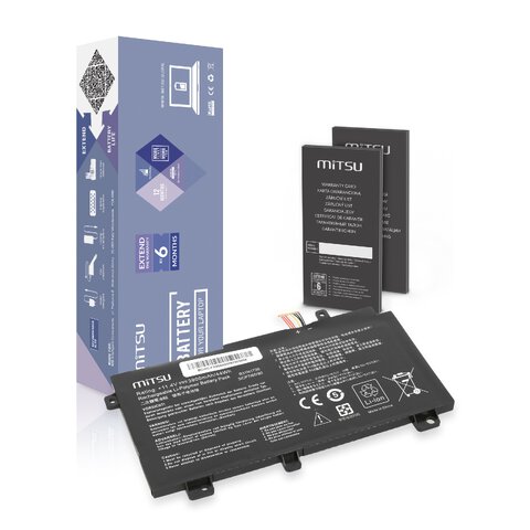 Bateria Mitsu do Asus TUF Gaming FX504, FX505, FX80G B31N1726