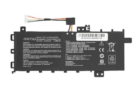 Bateria Mitsu do Asus Vivobook 15 A512, R512, X512 B21N1818