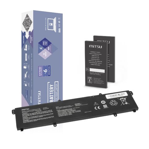 Bateria Mitsu do Asus VivoBook M1502I, M1702Q, Flip TM420U 0B200-03580700