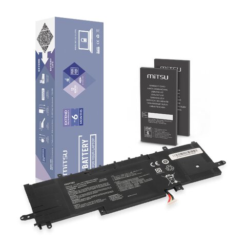 Bateria Mitsu do Asus ZenBook 13 14 UX334, UX434, UX463 C31N1841