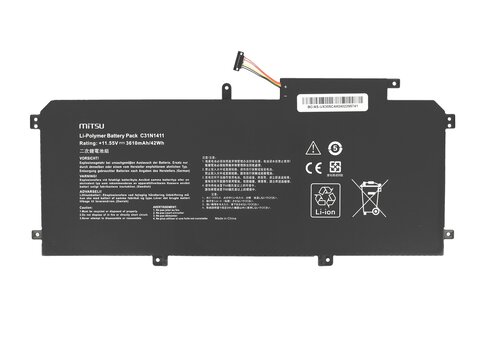 Bateria Mitsu do Asus Zenbook UX305C, UX305F C31N1411 0B200-01180000