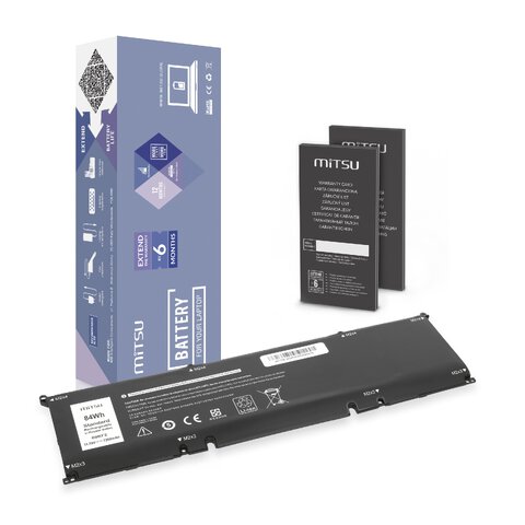 Bateria Mitsu do Dell Alienware M15 M17 R3, XPS 15 (9500) M59JH