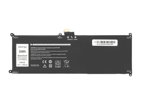 Bateria Mitsu do Dell Latitude 12 (7275), XPS 12 (9250)