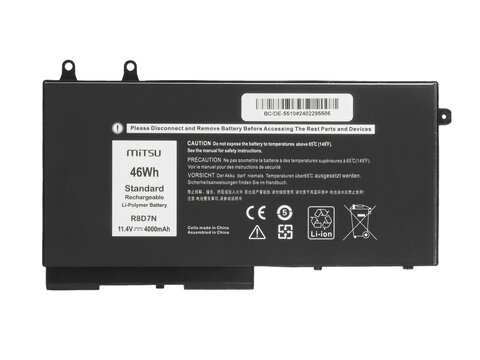 Bateria Mitsu do Dell Latitude 5400, 5410, 5500, 5510 451-BCML