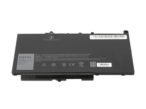 Bateria Mitsu do Dell Latitude E7270, E7470 - 11.4V 021X15