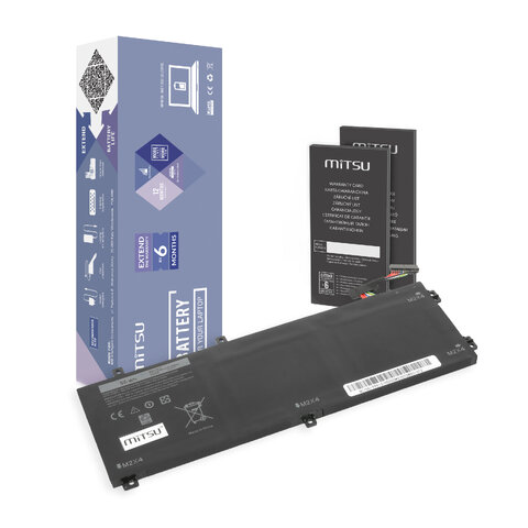 Bateria Mitsu do Dell XPS 15 9550 - H5H20 5D91C 05041C