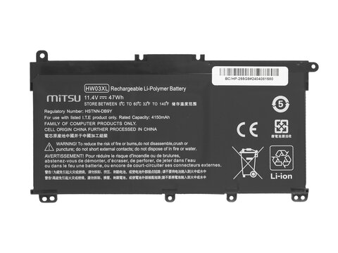 Bateria Mitsu do HP 250 255 G9, 15-EH HW03XL L97300-005 L96887-2B1