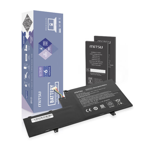 Bateria Mitsu do HP EliteBook x360 1030 G2 OM03057XL 1GY31PA