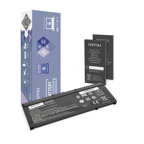 Bateria Mitsu do HP Pavilion Gaming 15 17 SR03XL L08855-856