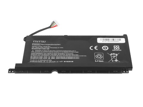 Bateria Mitsu do HP Pavilion Gaming 15-DK, 15-T, 16-A L48495-005