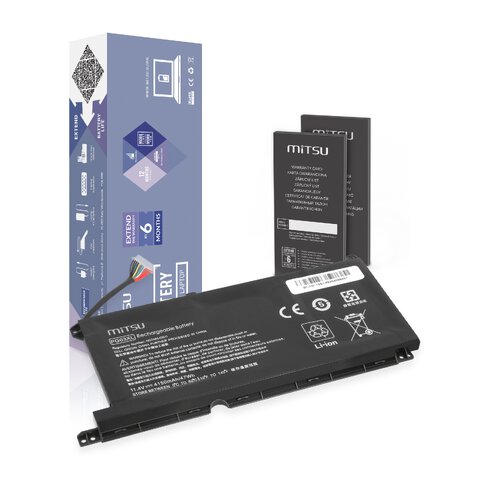 Bateria Mitsu do HP Pavilion Gaming 15-DK, 15-T, 16-A L48495-005